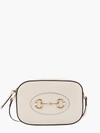 Gucci Horsebit 1955 Small Leather Crossbody Bag In White