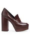 Coach Ilyse Heeled Loafers Women In Brown