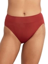 Warner's No Pinching. No Problems. Hi-cut Brief In Pomegranate