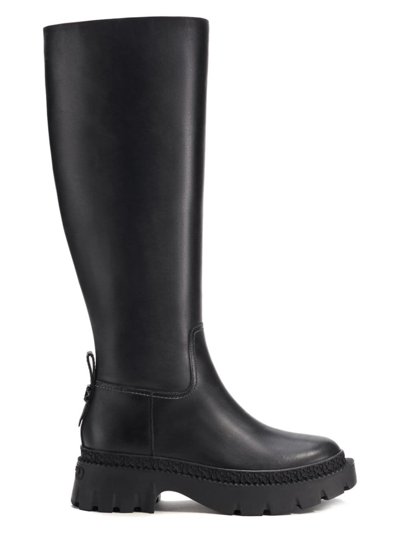 Coach Julietta Leather Boots In Black