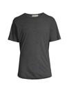 Barefoot Dreams Men's Malibu Cotton-modal Crewneck T-shirt In Heather Slate
