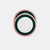 La Doublej Tableware Green Uni In Green