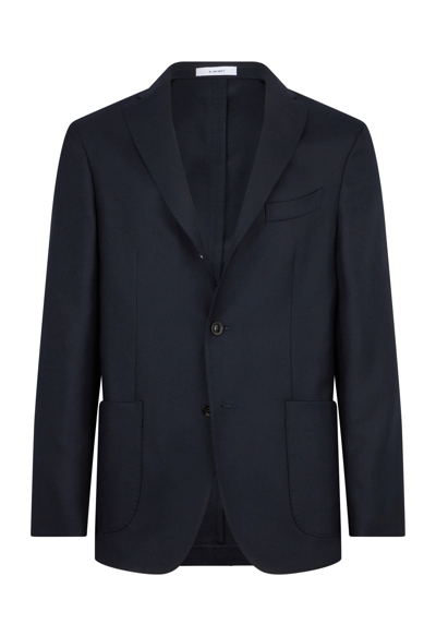 Boglioli 100% Virgin Wool K-jacket In Dark Blue