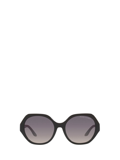 Ralph Lauren Eyewear Irregular Frame Sunglasses In Black