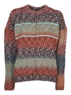 PAUL SMITH MULTICOLOR ABSTRACT MOTIF SWEATER