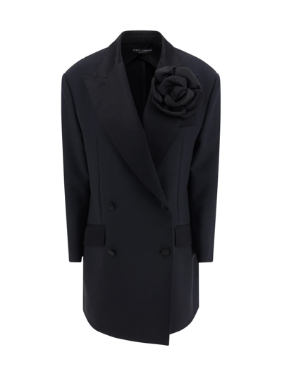 Dolce & Gabbana Blazer Jacket In Nero