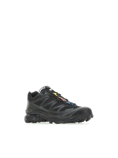 Salomon Unisex Xt-6 Sportstyle Low Top Trainers In Black/black/phantom