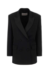 Valentino Single-breasted Blazer In Black