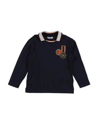 Dolce & Gabbana Babies'  Toddler Boy T-shirt Midnight Blue Size 5 Cotton