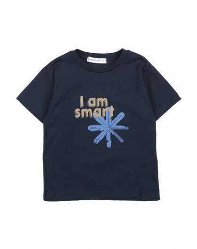 Manuel Ritz Babies'  Toddler Boy T-shirt Midnight Blue Size 6 Cotton