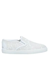 Dolce & Gabbana Babies'  Toddler Girl Sneakers White Size 9.5c Calfskin, Textile Fibers