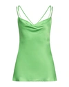 Vicolo Woman Top Acid Green Size M Viscose In Green