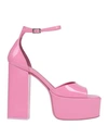 Paris Texas Tatiana Patent Leather Platform Sandals In Pink
