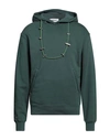 Ambush Man Sweatshirt Dark Green Size S Cotton, Polyester