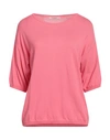 Kangra Woman Sweater Pink Size 4 Cotton
