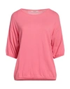 Kangra Cashmere Kangra Woman Sweater Pink Size 4 Cotton In Pink