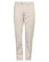 Dondup Man Pants Light Grey Size 33 Cotton, Elastane In Beige