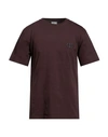Dior Homme Man T-shirt Cocoa Size Xs Cotton, Viscose In Brown