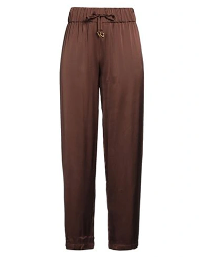 Aeron Woman Pants Brown Size L Viscose