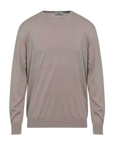 Della Ciana Man Sweater Dove Grey Size 44 Cotton