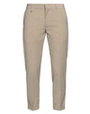 Paolo Pecora Man Pants Sand Size 30 Polyester, Wool, Elastane In Beige