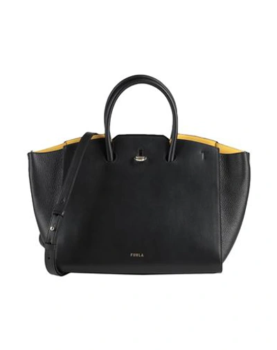 Furla Woman Handbag Black Size - Calfskin In 黑色