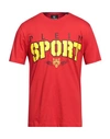 Plein Sport Man T-shirt Red Size Xl Cotton
