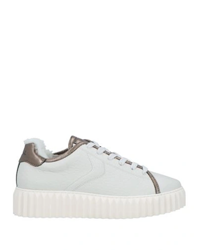 Voile Blanche Woman Sneakers Light Grey Size 9 Soft Leather