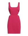 P.a.r.o.s.h P. A.r. O.s. H. Woman Mini Dress Fuchsia Size M Polyester, Elastane In Pink