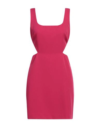P.a.r.o.s.h P. A.r. O.s. H. Woman Mini Dress Fuchsia Size M Polyester, Elastane In Pink