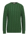 Cashmere Company Man Sweater Green Size 44 Wool, Cashmere