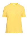 American Vintage Woman T-shirt Yellow Size L Cotton