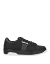 Thoms Nicoll Man Sneakers Black Size 7 Soft Leather In Black