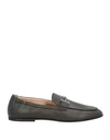 Tod's Woman Loafers Black Size 6.5 Soft Leather