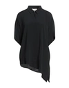Anna Molinari Woman Shirt Black Size 8 Acetate, Silk