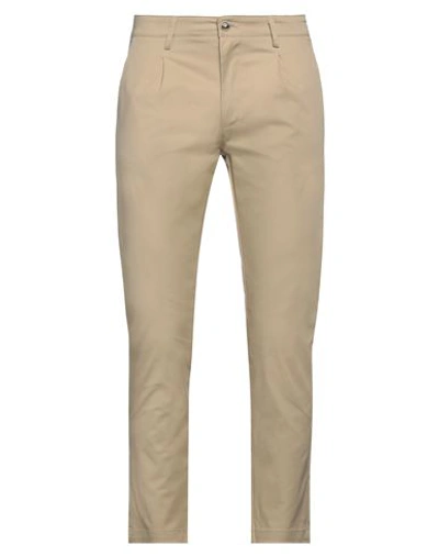 Daniele Alessandrini Homme Man Pants Sand Size 34 Cotton, Elastane In Beige