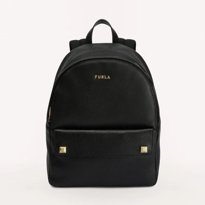 Furla Afrodite Backpack M In Black