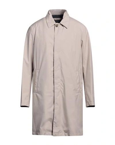 Pal Zileri Man Overcoat & Trench Coat Beige Size 44 Polyester, Polyurethane