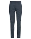 Dondup Man Pants Navy Blue Size 31 Cotton, Polyamide, Elastane