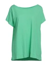 Drumohr Woman T-shirt Emerald Green Size M Cotton