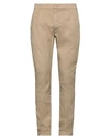Dondup Man Pants Sand Size 33 Cotton In Beige