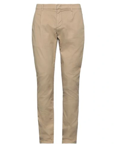 Dondup Man Pants Sand Size 33 Cotton In Beige