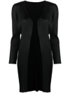 ISSEY MIYAKE PLEATED OPEN DUSTER COAT