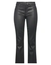 7 For All Mankind Woman Jeans Black Size 31 Cotton, Polyester, Elastane