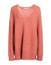 Momoní Woman Sweater Pastel Pink Size M Alpaca Wool, Polyamide, Elastane