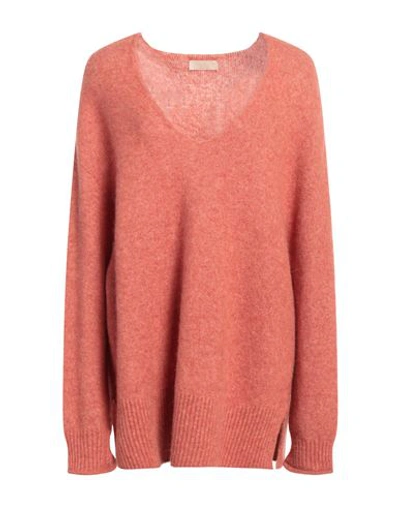 Momoní Woman Sweater Pastel Pink Size M Alpaca Wool, Polyamide, Elastane
