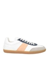 Tod's Man Sneakers White Size 7.5 Soft Leather In White