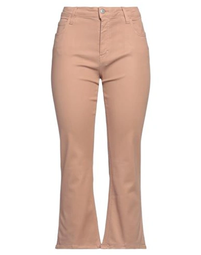 Haikure Woman Jeans Pastel Pink Size 31 Cotton, Polyester, Elastane