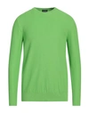 Drumohr Man Sweater Light Green Size 40 Cotton