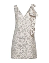P.a.r.o.s.h P. A.r. O.s. H. Woman Mini Dress Ivory Size S Polyester, Polyamide, Metallic Fiber In White